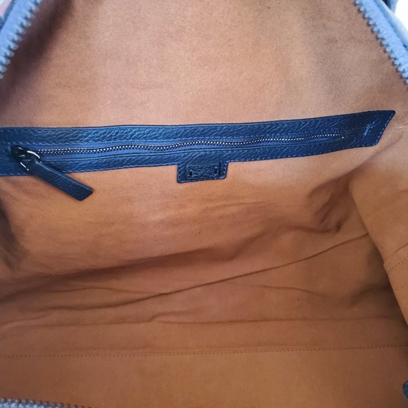 AQUATALIA NOMAD LEATHER DUFFEL TRAVEL BAG *UNISEX* RARE COLOR SOLD OUT ON SITE - Picture 6 of 12